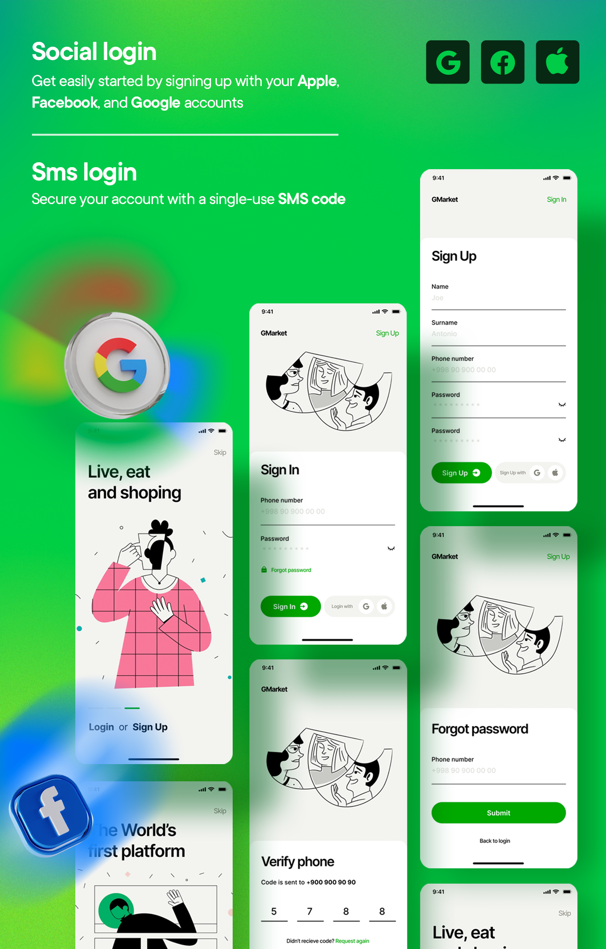 Sundaymart - Pasar e-niaga serbaguna (Situs web + Aplikasi pelanggan + panel Admin) - 9