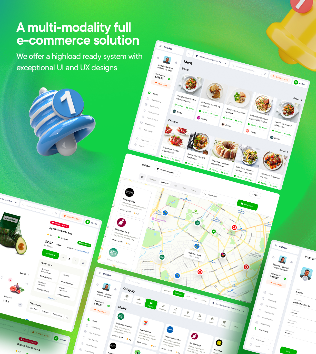 Sundaymart - Pasar e-niaga serbaguna (Situs web + Aplikasi pelanggan + panel Admin) - 7